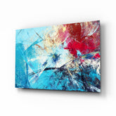 Abstract 4 Glass Wall Arts.